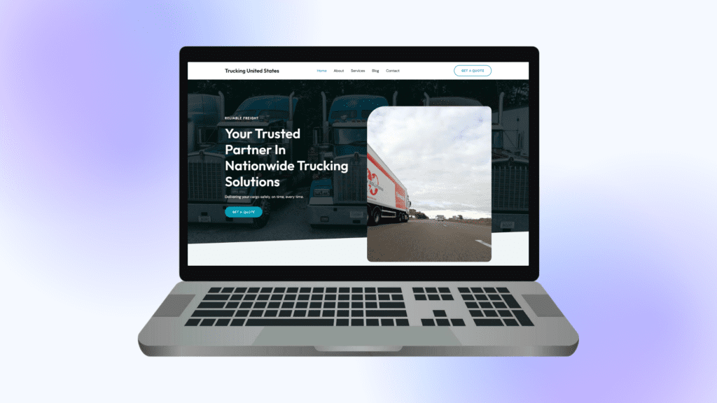 Trucking Website MOB